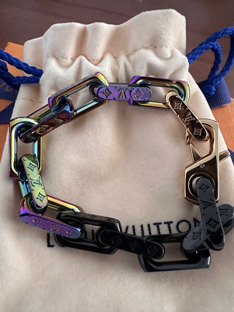 Monogram colours chain bracelet online