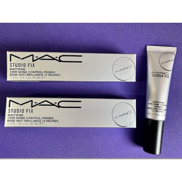 MAC STUDIO FIX MATTIFINE PRIMER (Category: Makeup) located in Manila. Submitted by ammakeup (Listing ID 1313379175, Image 1). Description: GET ONLY FOR 1700 (SRP IS 2,450)💋 Highlights • Type: Makeup Primer • Fomat: Full Size Makeup Primer, 30ml • A mattifying primer that delivers an all-day reduction in the appearance of pores, controls oil and shine, and promises an improvement in skin texture for up to six hours. Description The ultimate sidek