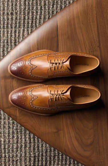 Magnanni wingtip oxford clearance