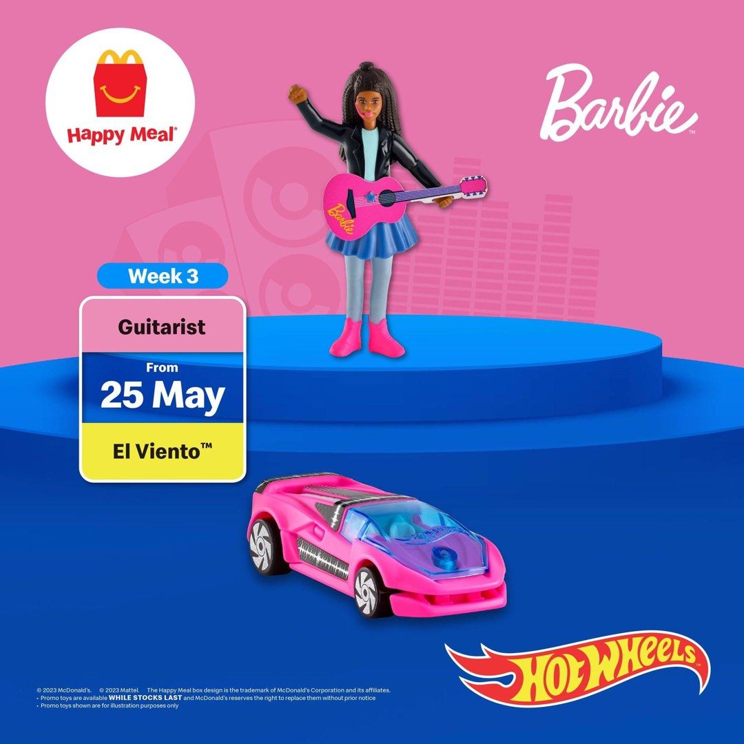 McDonald s Happy Meal Barbie and Hot Wheels Toys SURFIN SCHOOL BUS May 2023 Hobbies Toys Toys Games on Carousell