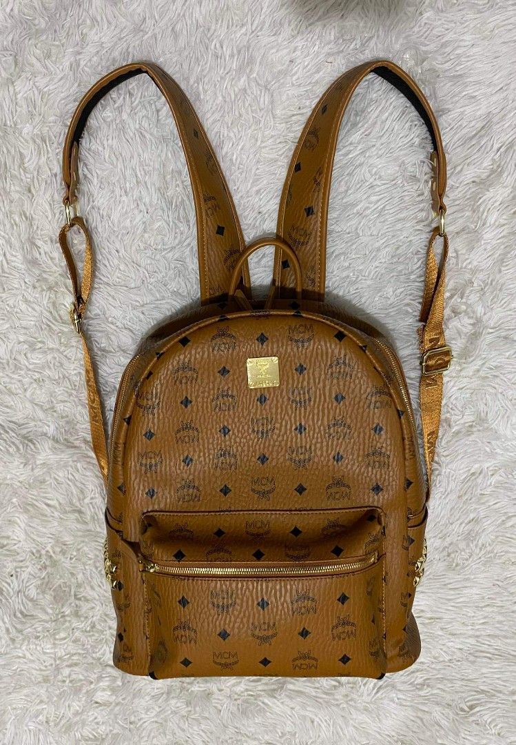 MCM Backpack (Category: Luxury Bags & Wallets) located in Cabanatuan. Submitted by eclaudio (Listing ID 1313413560, Image 1). Description: bought in Japan - large na mcm kasya laptop - used in Thailand and at work - used but not abused *SF to be shouldered by the buyer - can do meet ups every thursday Makati area only.