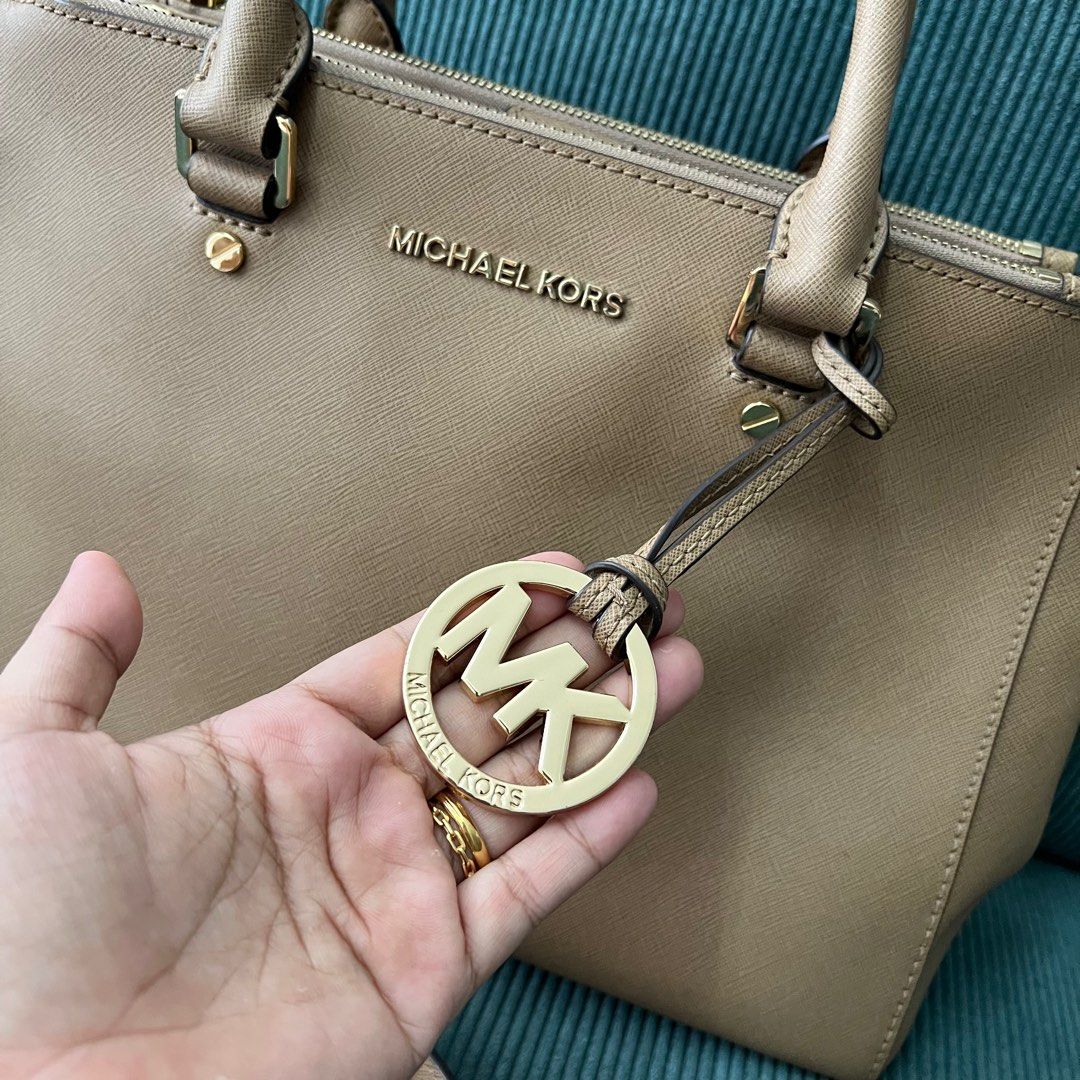 MICHAEL KORS 30S4GTVS6L sutton medium saffiano leather satchel