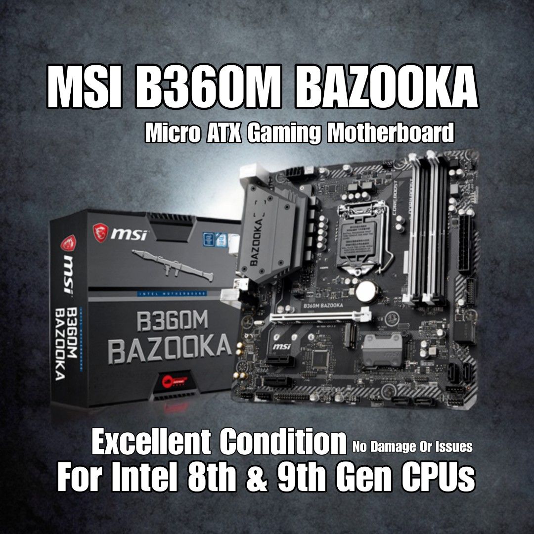 Msi b360m bazooka top