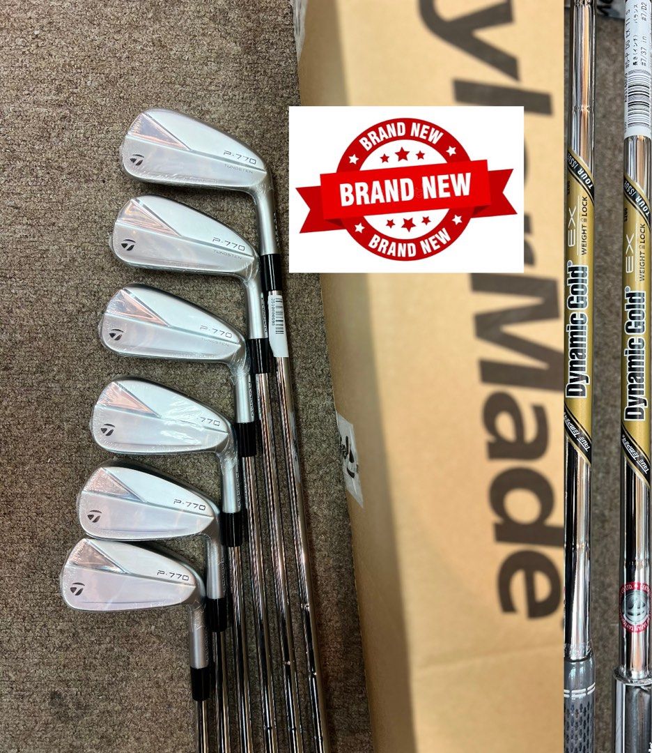 NEW 2023 Taylormade P770 Forged Irons (5-P) (6 Pieces) [With 