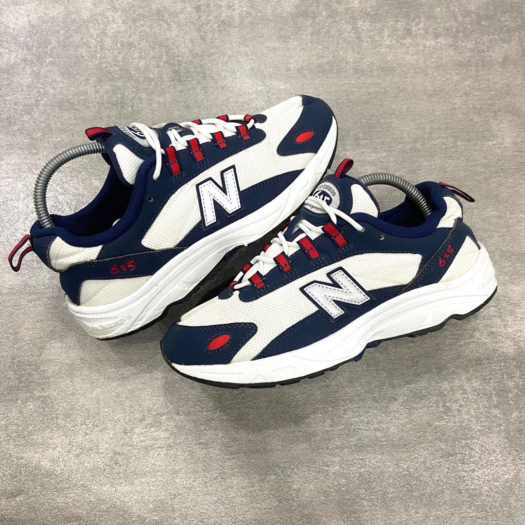 New Balance 615 Navy, Fesyen Pria, Sepatu , Sneakers di Carousell