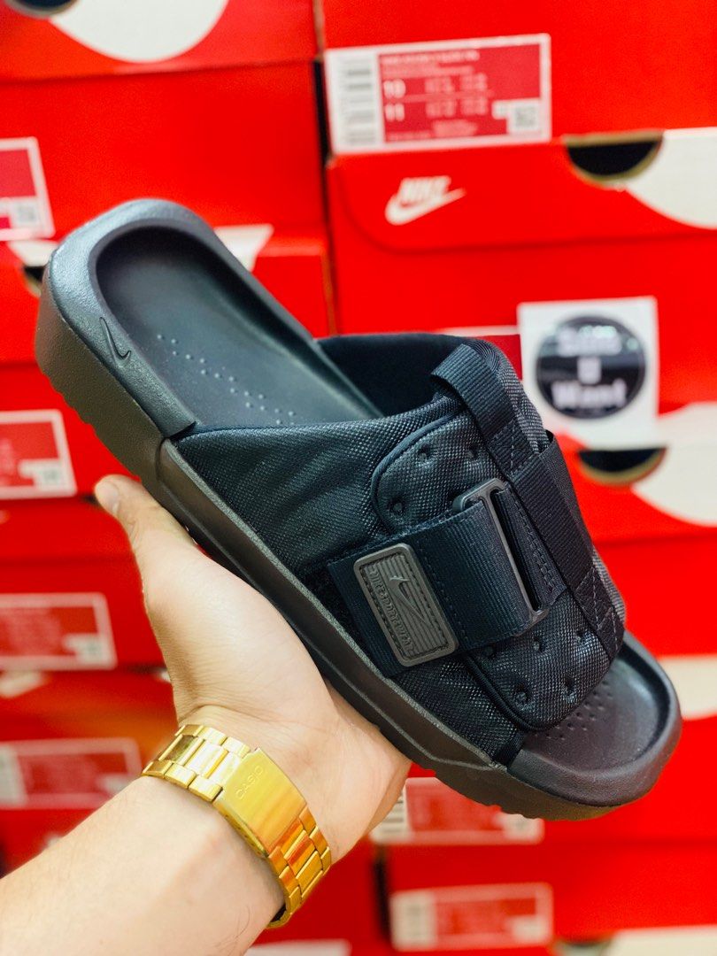 Nike Asuna “Triple Black” Men’s Size 9 Lifestyle Comfort Slip-On Slides Brand new authentic Nike Asuna slide, Men main image 2