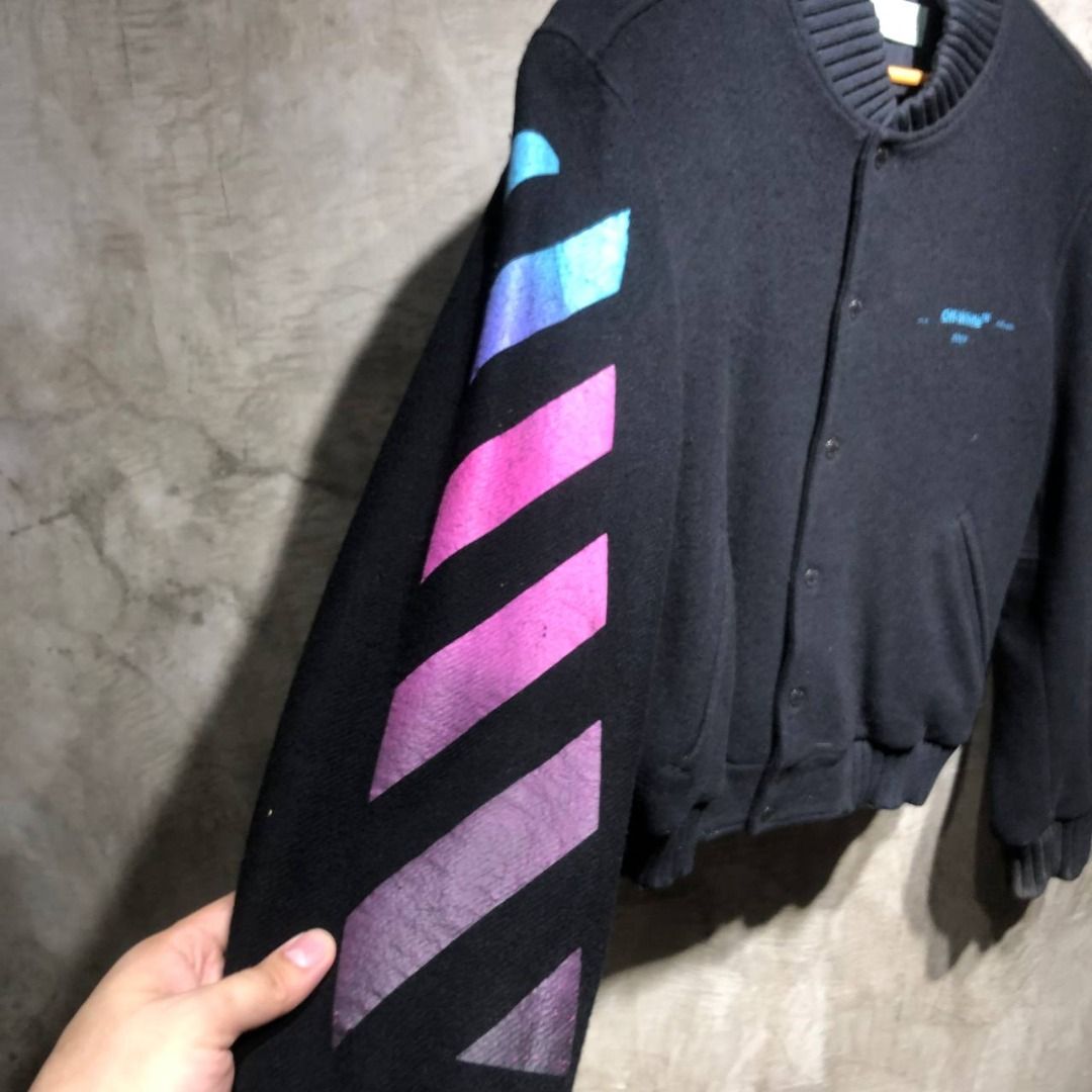Off white gradient bomber deals