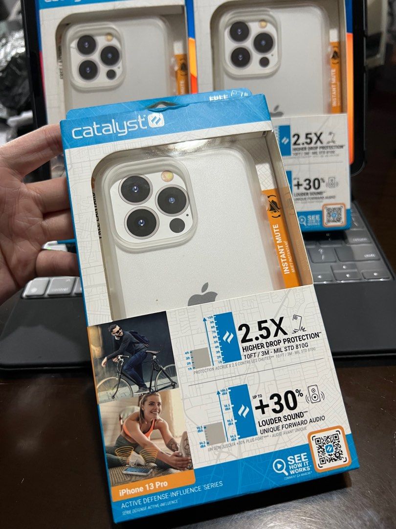Original Catalyst influence Clear Case for iPhone 13 Pro (Category: Cases & Sleeves) located in Manila. Submitted by razelysonn (Listing ID 1313392354, Image 1). Description: This comes with the free lanyard inside the box No worn photo of the case with a phone as these are all brand new Original, Feel free to check the post FIXED AT 1,200 .