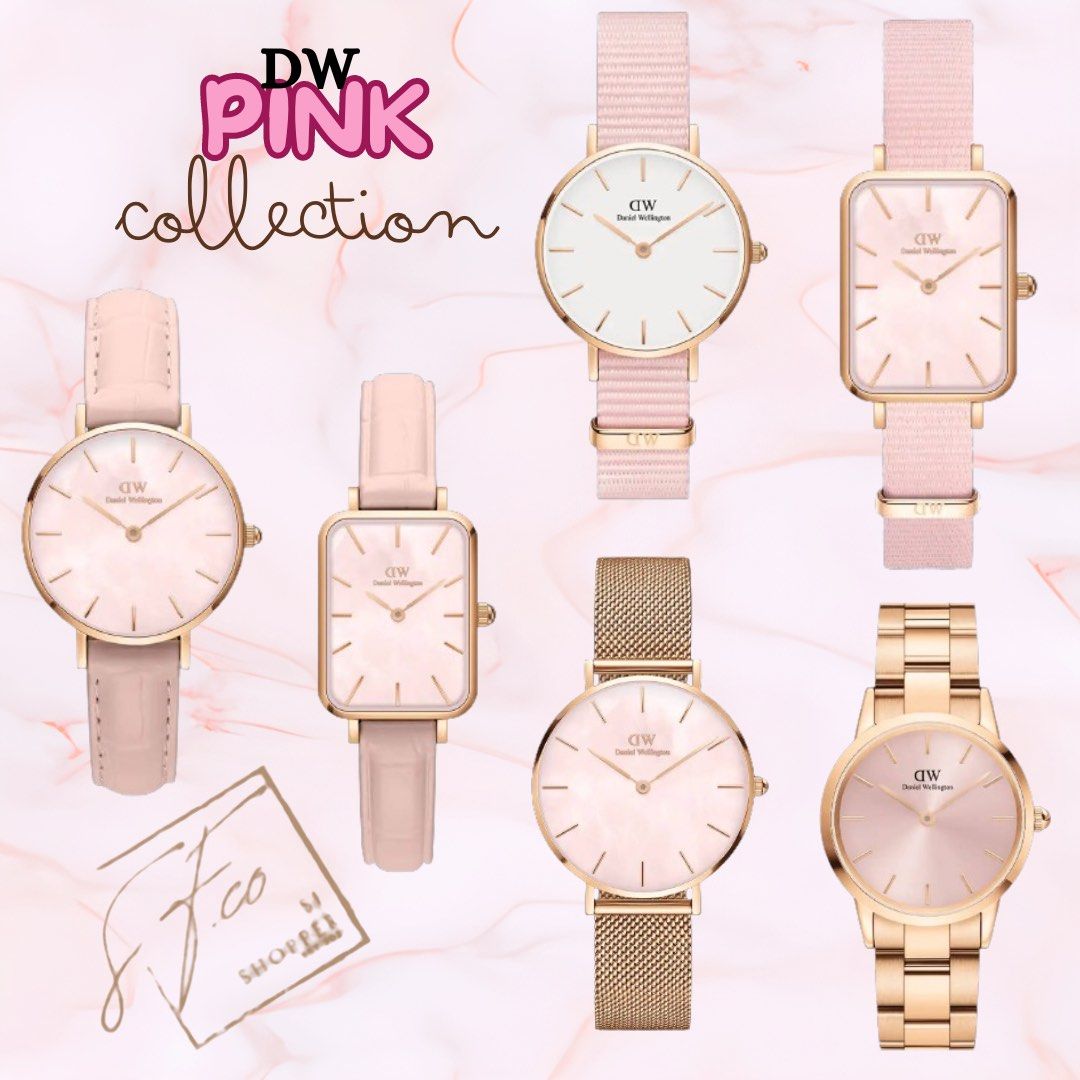 Original DW Watch Pink Collection Pink Watch Daniel Wellington Ladies Watch Women s Fashion Watches Accessories Watches on Carousell