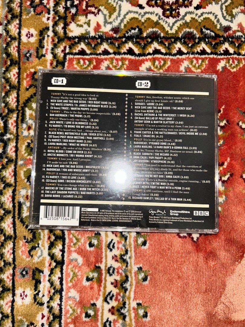 Peaky Blinders CD, Hobbies & Toys, Music & Media, CDs & DVDs on Carousell