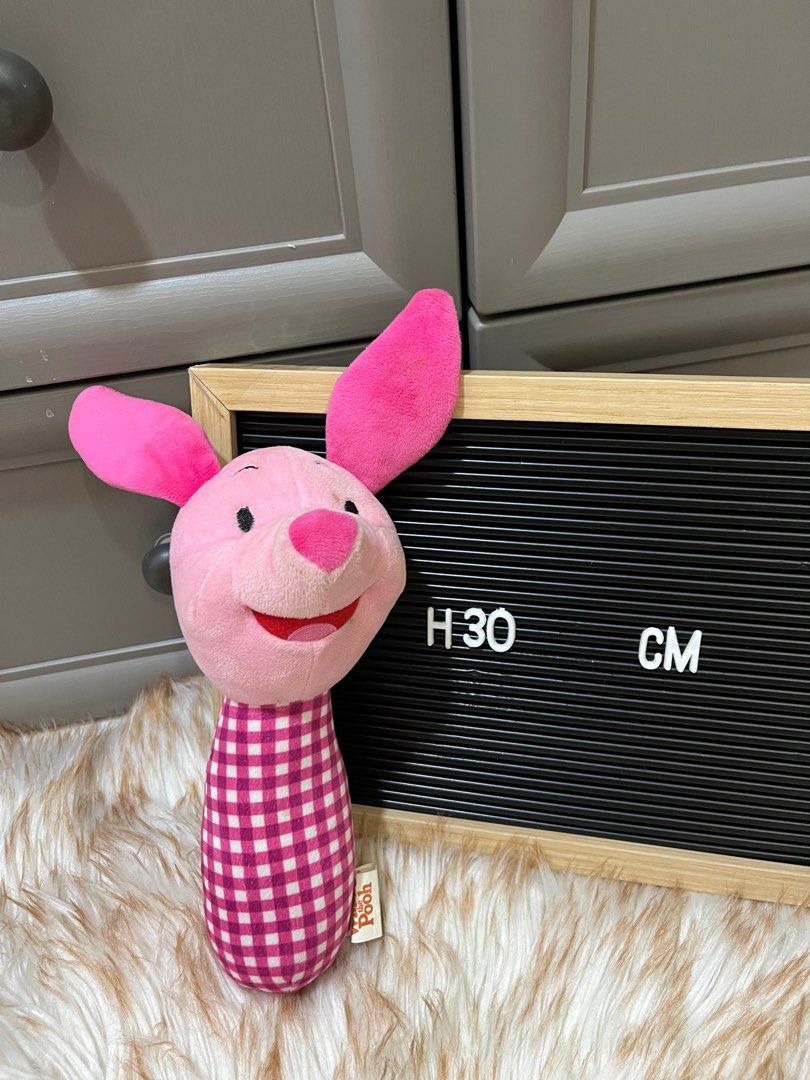 Piglet Baby Rattle (Category: Infant Playtime) located in Quezon City. Submitted by jewelraestoyshop (Listing ID 1313267597, Image 1). Description: Like new Baby rattle 10/10 condition .