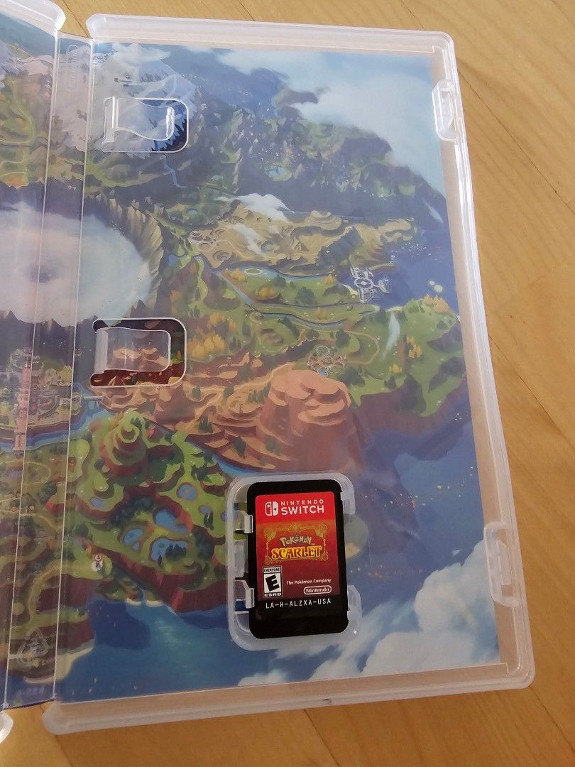 Pokemon Scarlet (Category: Nintendo) located in Manila. Submitted by shopjenerous (Listing ID 1313241296, Image 2). Description: Can pass as brand new. used 2x only RFS: Decluttering, wala ng time magplay yung anak ko.