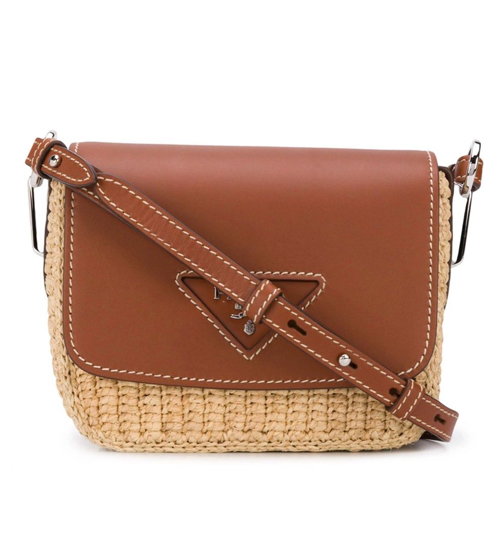 Prada crochet logo-plaque (Category: Luxury Bags & Wallets) located in Cebu City. Submitted by forless.ph (Listing ID 1313397735, Image 1). Description: Used a few times No flaws Bought in US thrift store Free ship!!!.