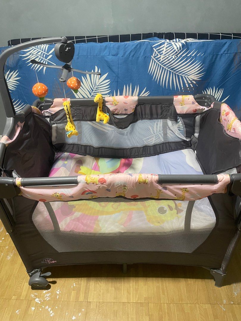Preloved rocking crib Babies Kids Baby Nursery Kids Furniture Cots Cribs on Carousell