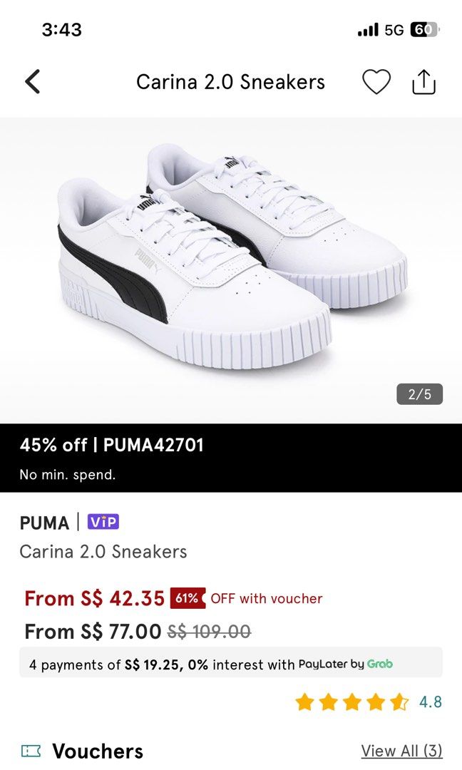 Puma carina 43 sale