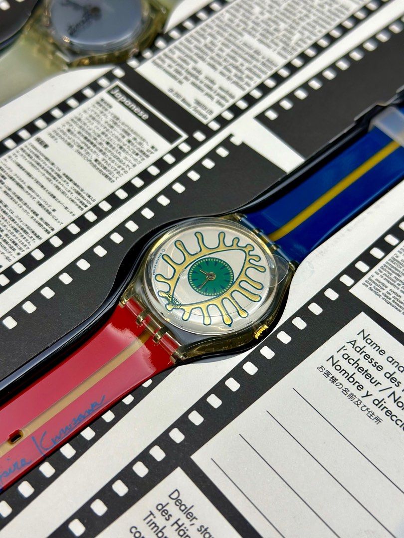 Rare Find Swatch Watch 100 years of cinema 1996 Limited Edition Vintage Collectors Item Women s Fashion Watches Accessories Watches on Carousell