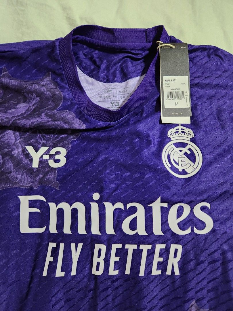 Real Madrid 4th Kit in collaboration with Y-3 with Bellingham