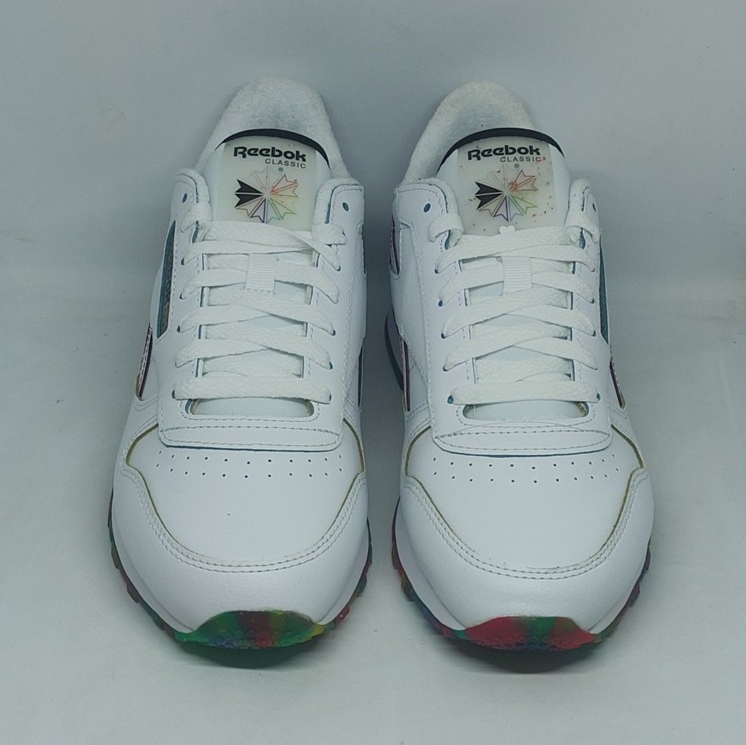 Reebok classic leather men's sneakers original, Fesyen Pria, Sepatu ...