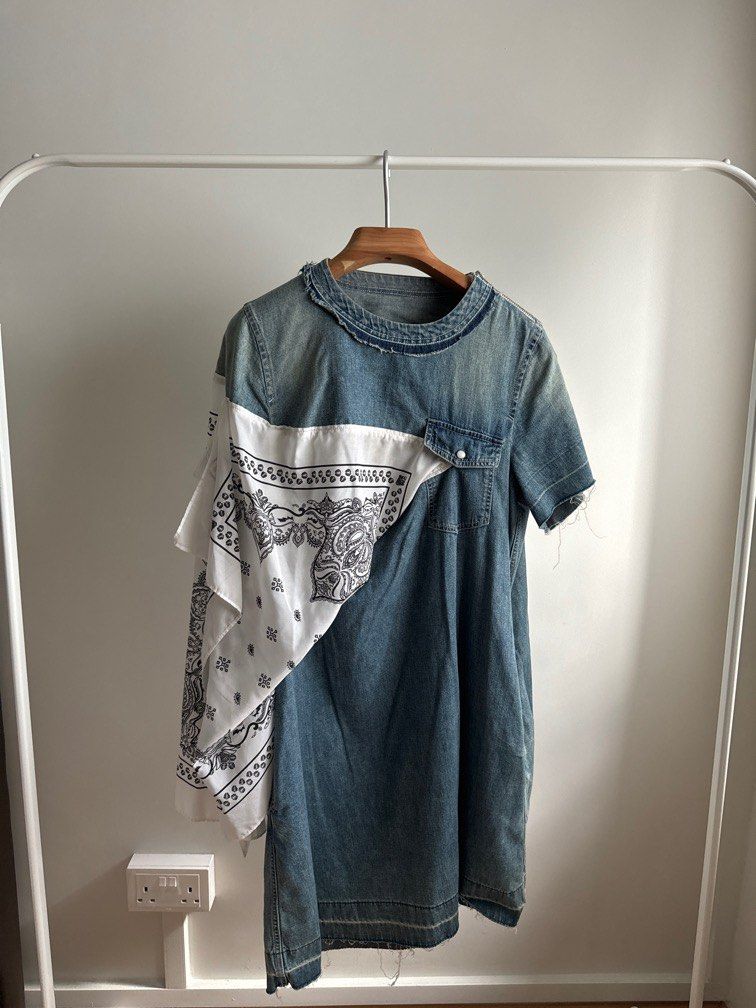 Sacai denim dress on sale