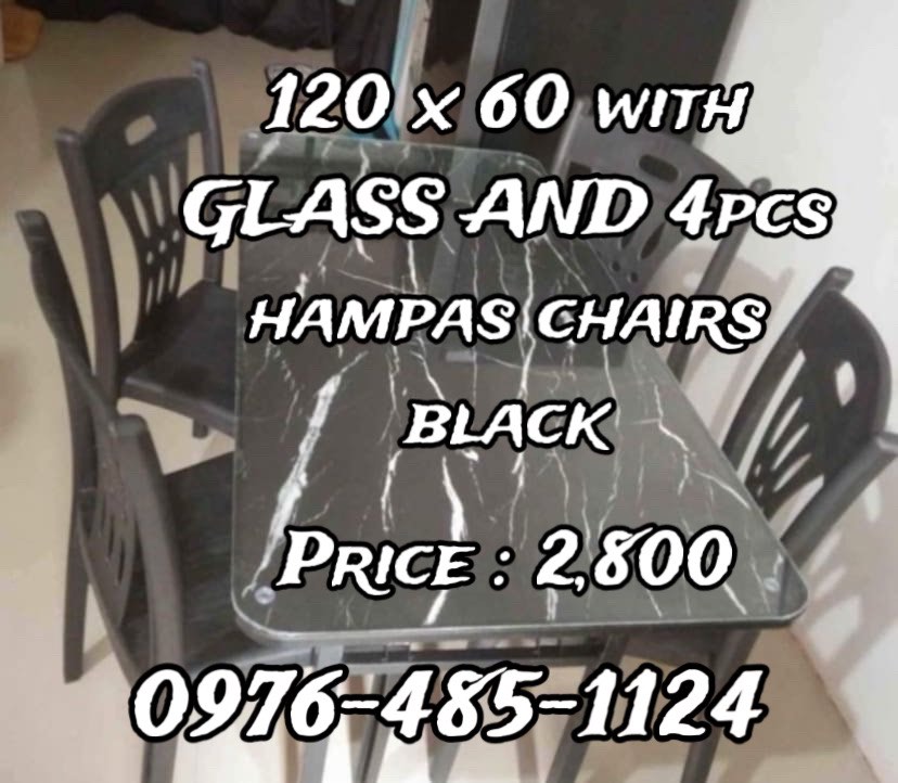 Same day delivery hampas chairs and folding table