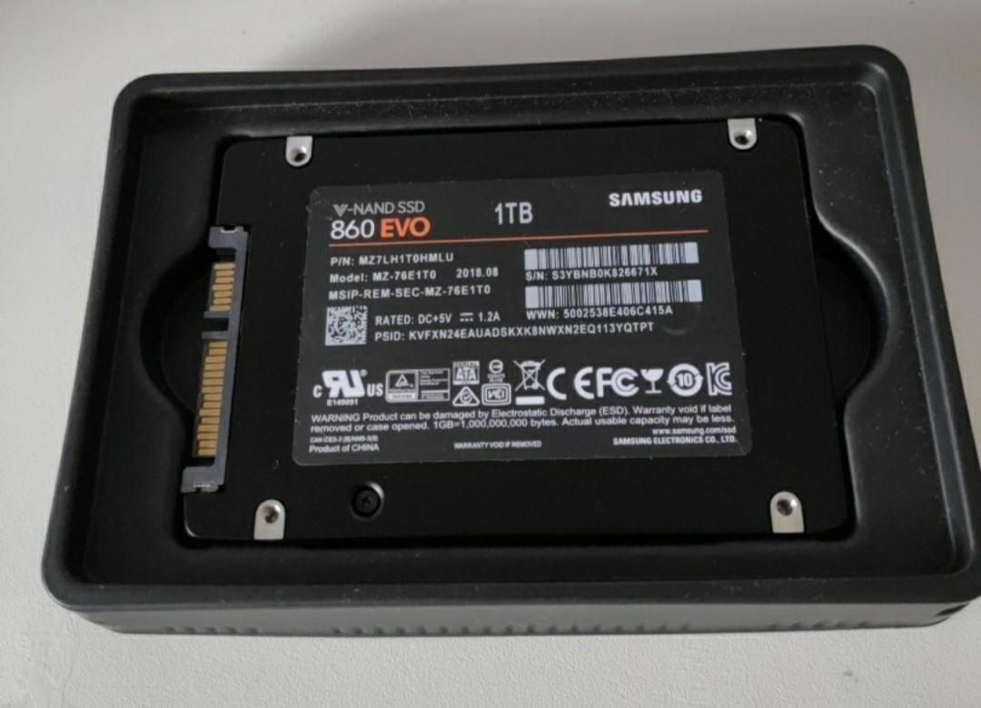 Samsung 860 QVO V NAND 1TB 1 TB 1000GB SSD Computers Tech Parts Accessories Hard Disks Thumbdrives on Carousell