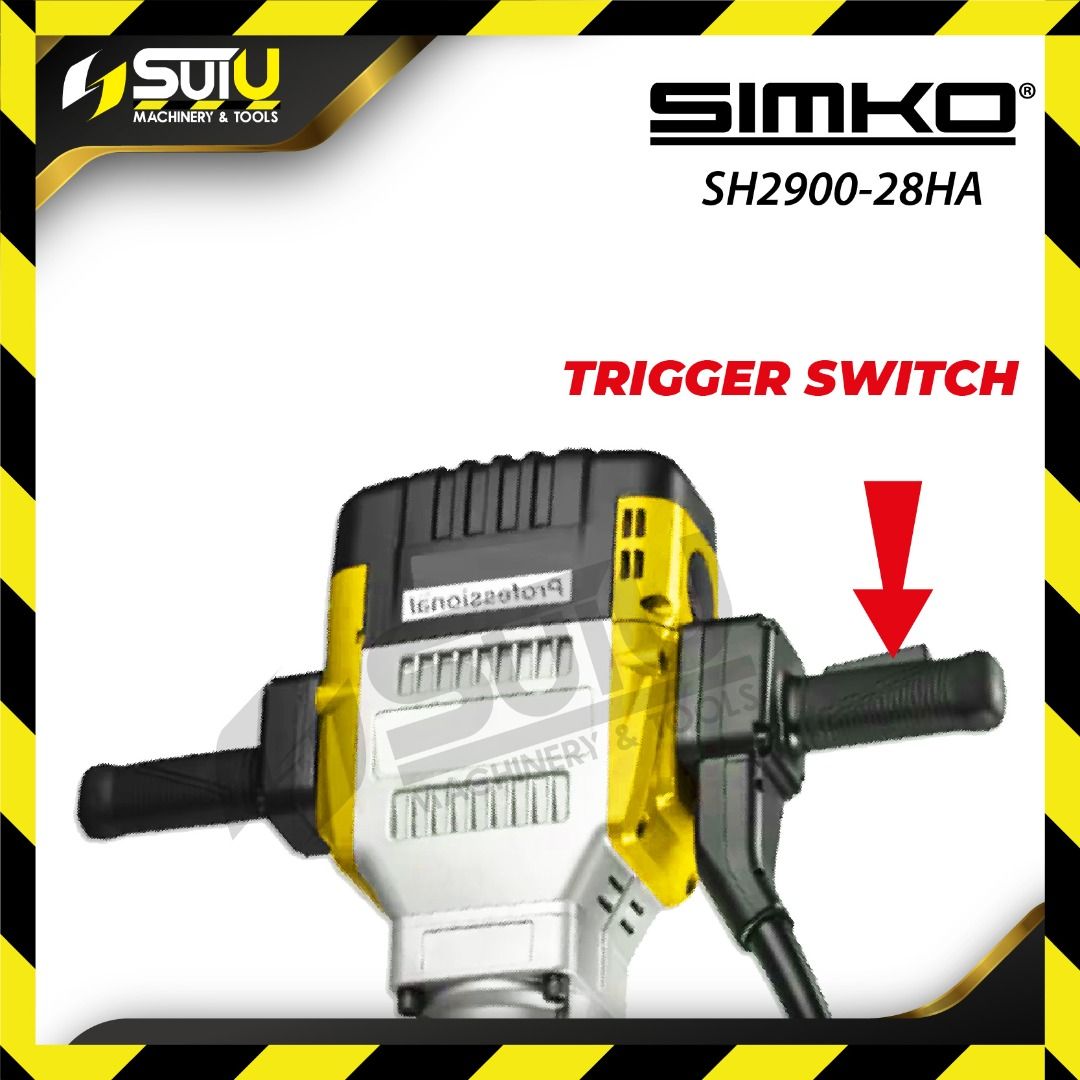 SIMKO SH2900-28HA / SH290028HA Hex Demolition Hammer, Furniture & Home ...