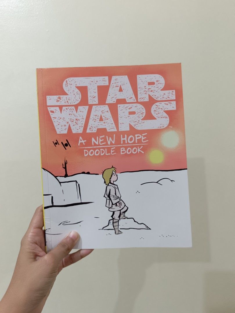 Star Wars: A New Hope Doodle Book (Category: Children's Books) located in Quezon City. Submitted by curligraphy (Listing ID 1313389355, Image 1). Description: Star Wars Doodle Book With lots of fun activities. All unanswered. Mint condition, would pass as brand new. Perfect for star wars fans and those who love arts. Can be picked up or shipped nationwide. Shipping c/o buyer..