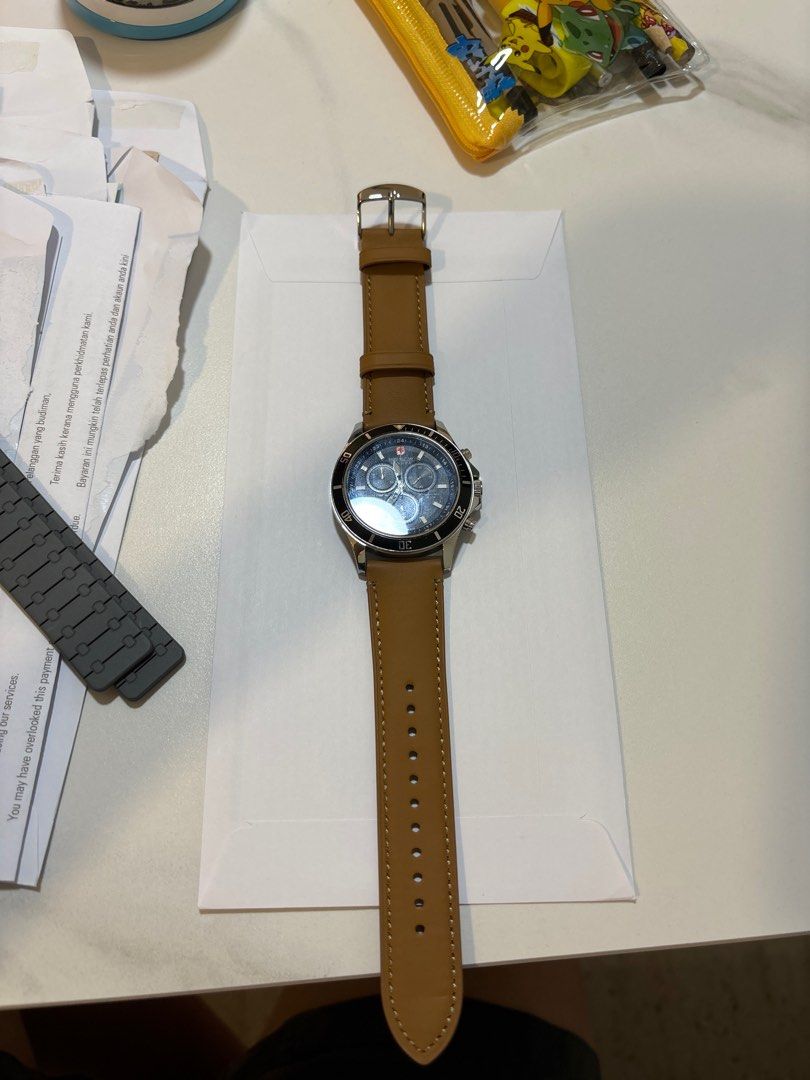 Swiss Military Hanowa Flagship Chrono Men s Fashion Watches Accessories Watches on Carousell