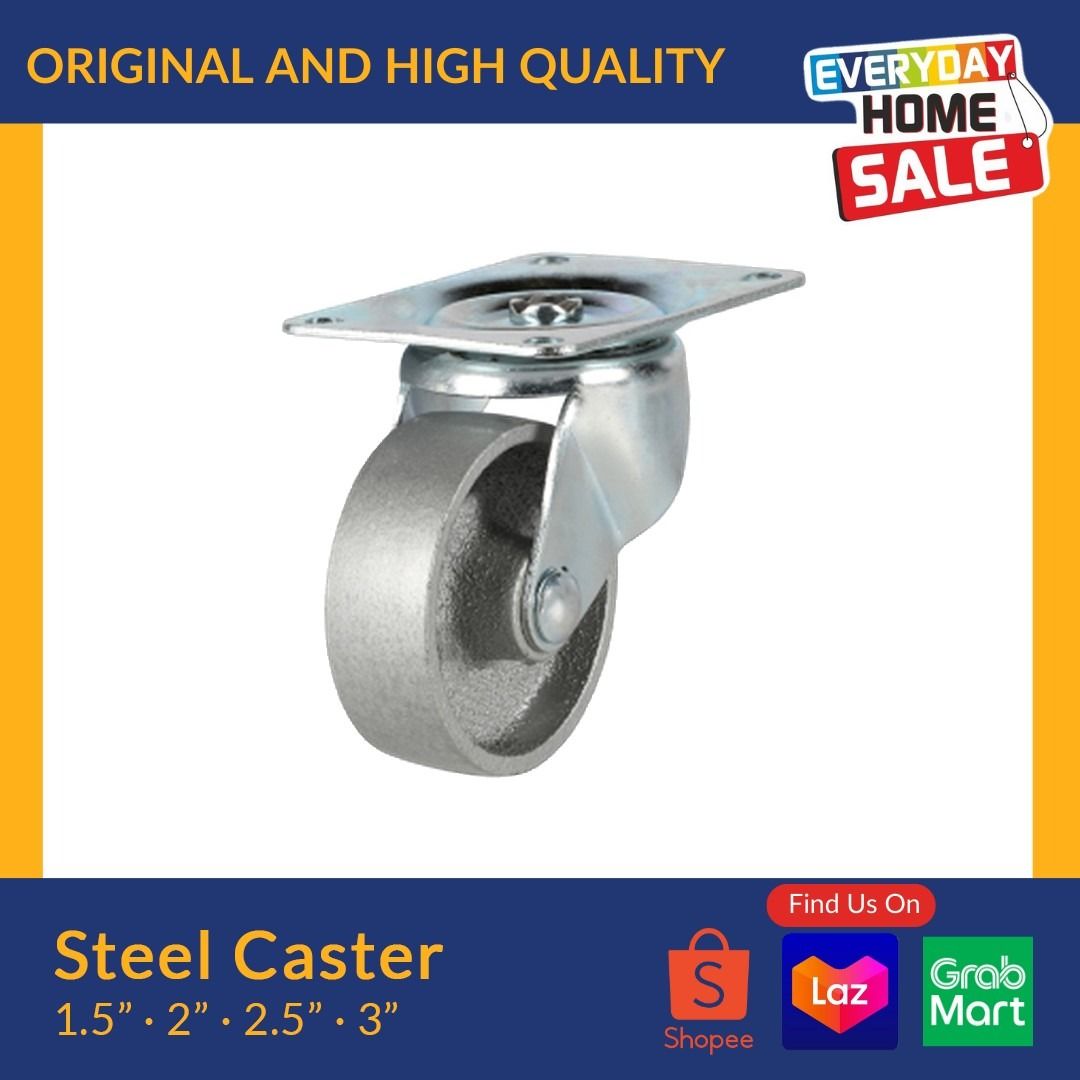 Swiveling Steel Caster Plain, Commercial & Industrial, Construction ...