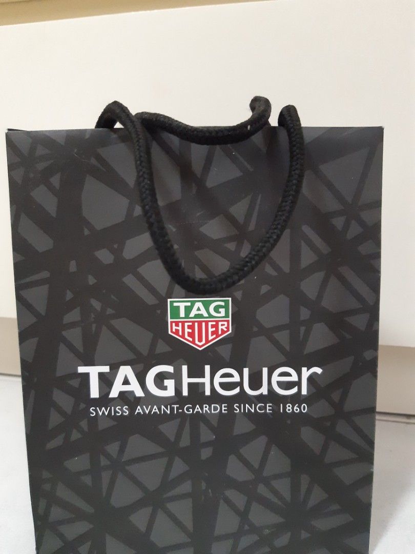 Tag Heuer Gift Bag 15x19x9cm * Small Paper Bag for Luxury Watch