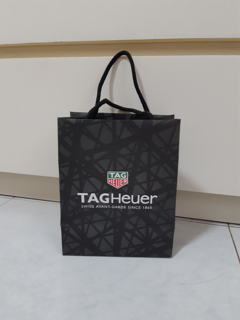 Tag Heuer Gift Bag 15x19x9cm * Small Paper Bag for Luxury Watch