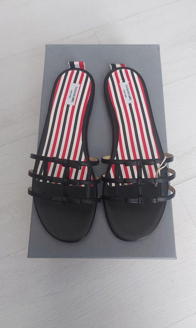Thom Browne women's sandals (Category: Sandals) located in Paranaque City. Submitted by _mdv_ (Listing ID 1313269838, Image 1). Description: brand new womens sandals authentic Thom Browne size 38 retails between 35 to 40k.