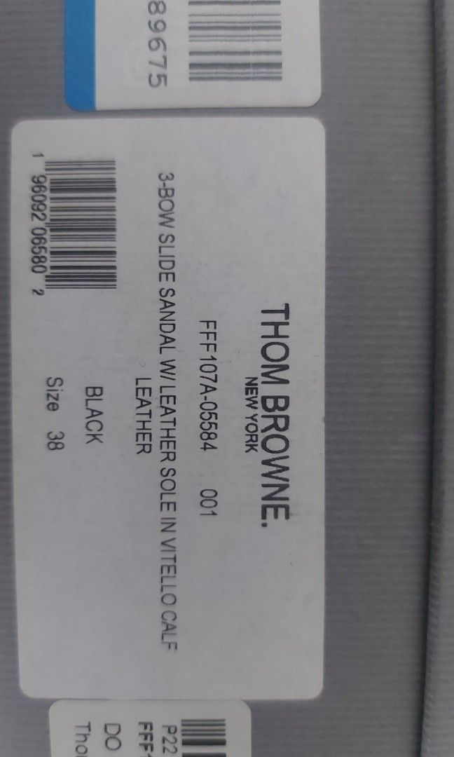 Thom Browne women's sandals (Category: Sandals) located in Paranaque City. Submitted by _mdv_ (Listing ID 1313269838, Image 3). Description: brand new womens sandals authentic Thom Browne size 38 retails between 35 to 40k.