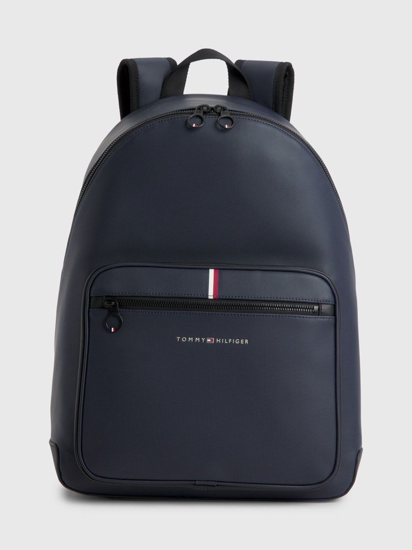 TOMMY HILFIGER ESSENTIAL PIQUE LOGO DOME BACKPACK Carousell