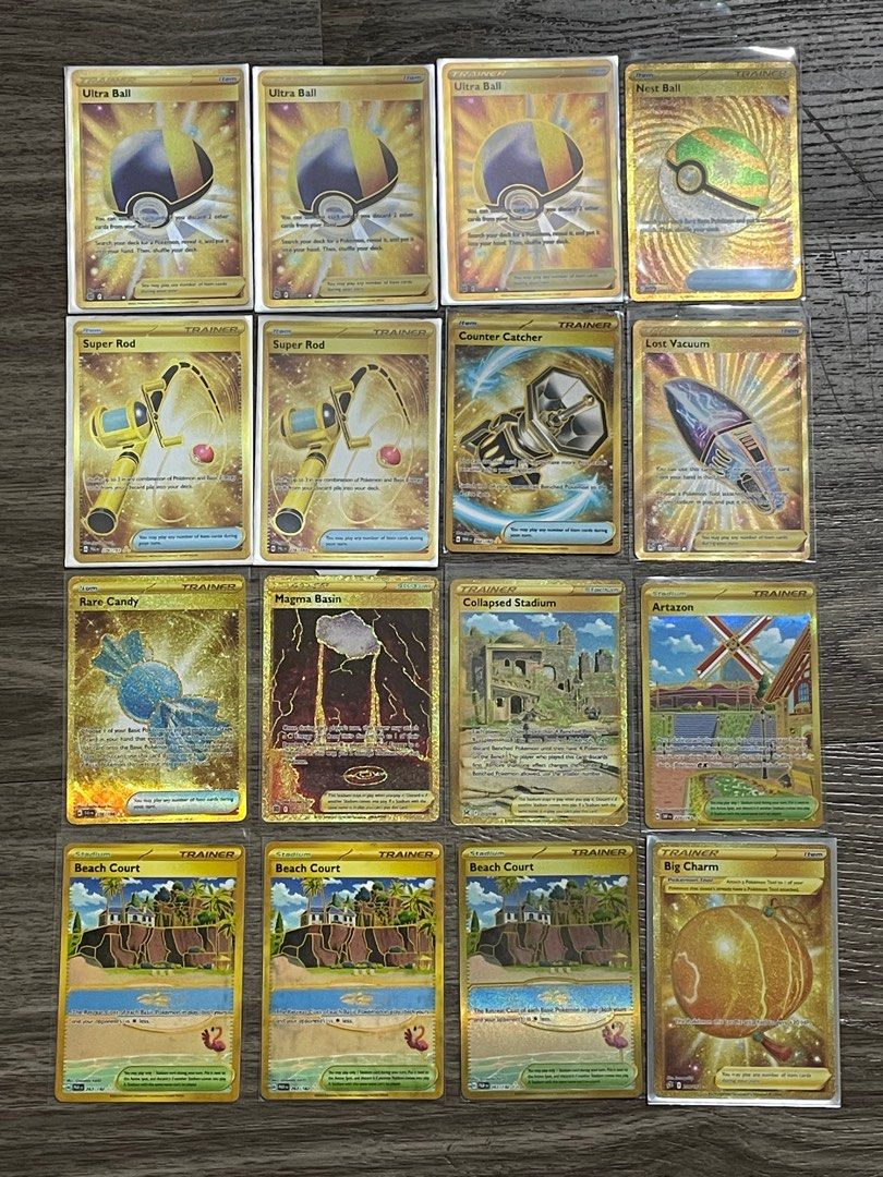 Ultra Ball Gold #Nest Ball Gold #Super Rod Gold #Counter Catcher Gold #Lost  Vacuum Gold #Rare