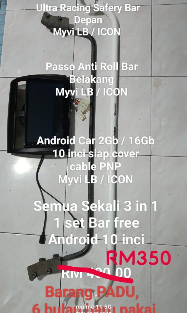 Ultra racing safety bar, Auto Accessories on Carousell
