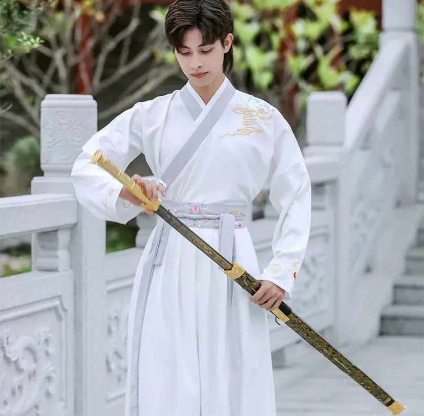 White hanfu dress best sale