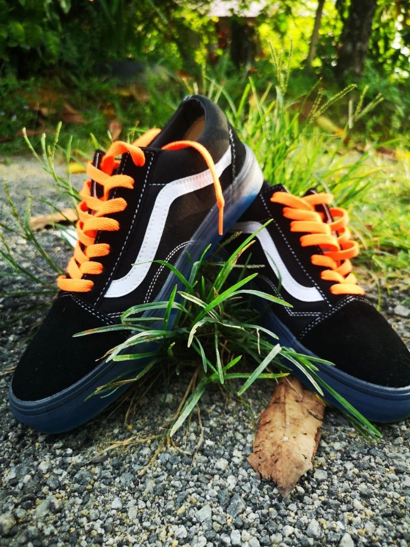 Vans Off White Custom Men s Fashion Footwear Sneakers on Carousell
