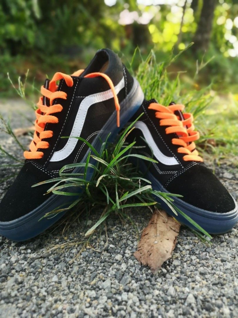 Vans Off White Custom Men s Fashion Footwear Sneakers on Carousell