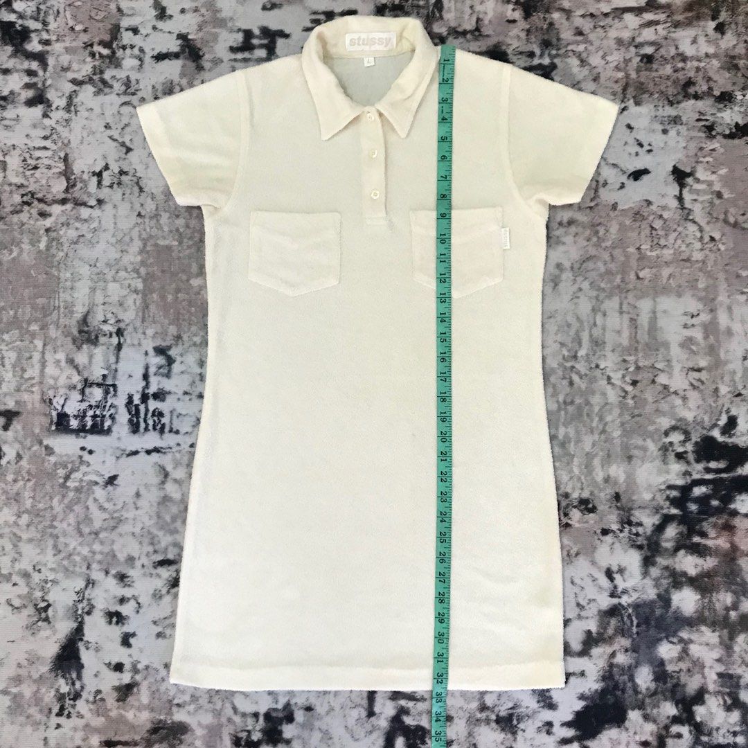 VINTAGE 90s STUSSY MADE IN USA MICRO FLEECE LONG SHIRT POLOS 