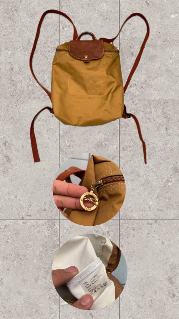 VINTAGE LONGCHAMP BACKPACK Women s Fashion Bags Wallets Backpacks on Carousell