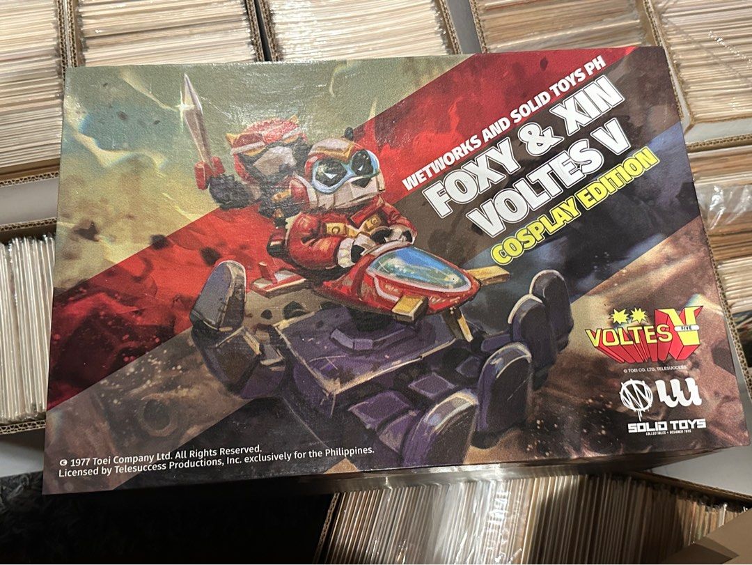 Voltes v wetworks solid toys foxy (Category: Figurines & Statues) located in Quezon City. Submitted by cooljapantoys (Listing ID 1313332979, Image 1). Description: Voltes v foxy Wet works solid toys Brand new limited .
