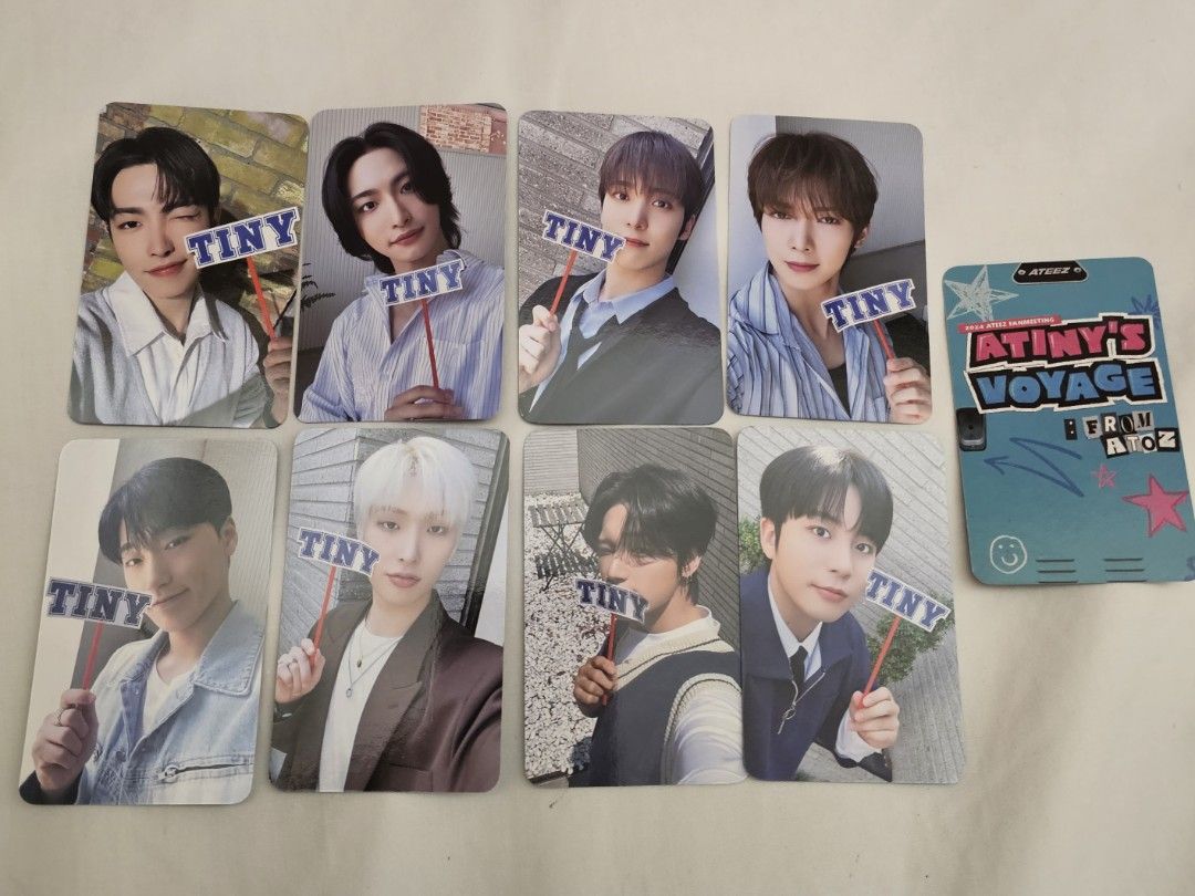 wts ateez atiny zone atiny voyage fanmeeting pc, Hobbies & Toys 