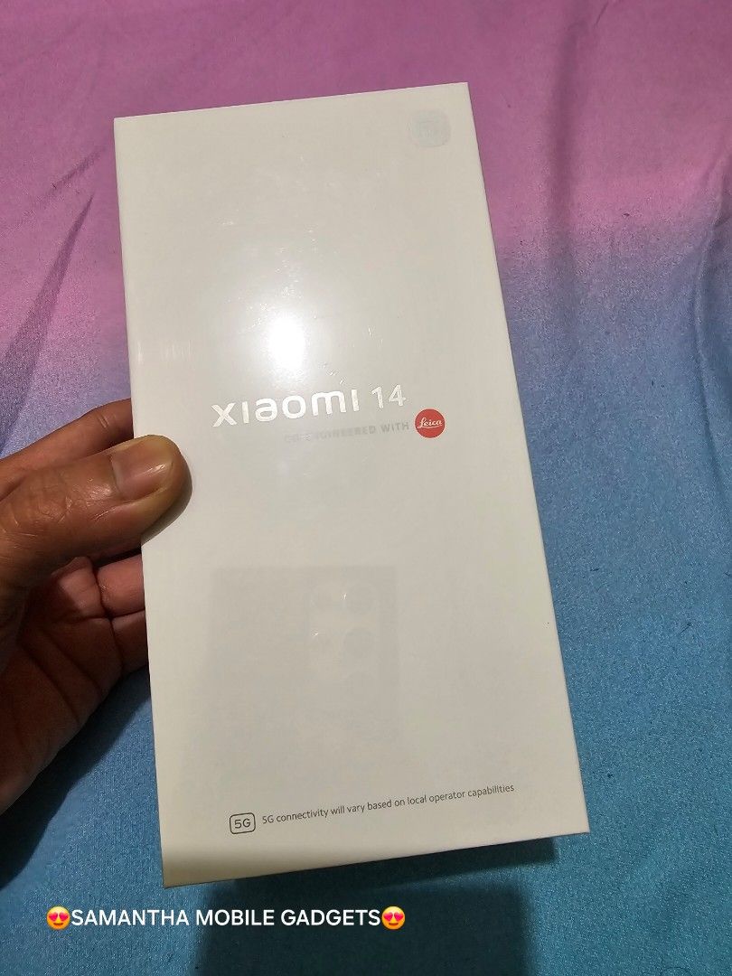 Xiaomi 14 12gb 512gb Global Version Snapdragon (Category: Xiaomi) located in Manila. Submitted by lenweltong05295 (Listing ID 1313391692, Image 2). Description: Xiaomi 14 12gb 512gb Global Version Snapdragon Brandnew Sealed with Warranty Onhand Stock.