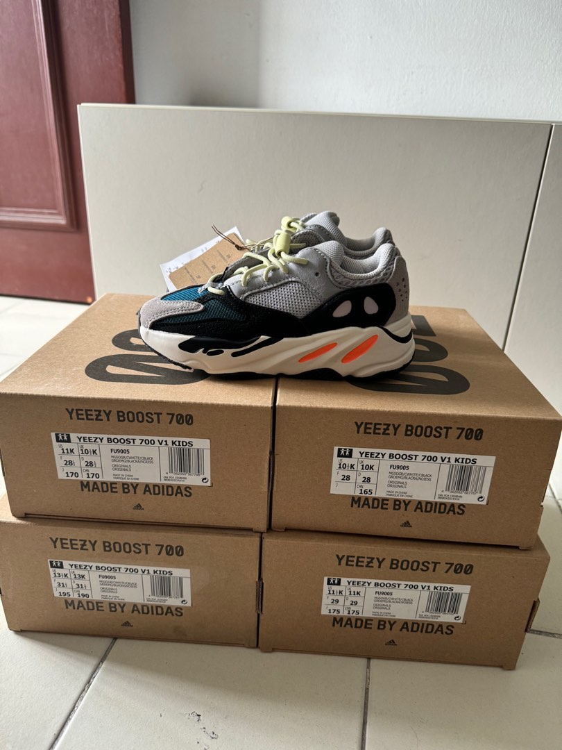 SRP Yeezy Boost 700 Waverunner kids Babies Kids Babies Kids Fashion on Carousell
