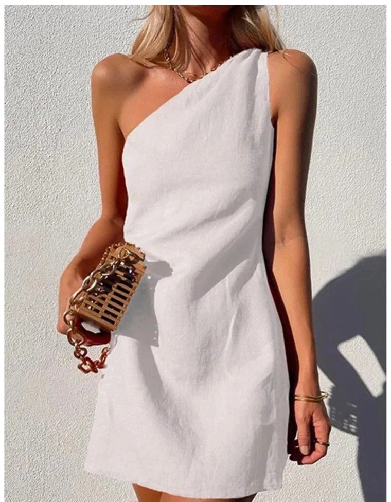 princess polly baby blue dress Asymmetric White Dresses