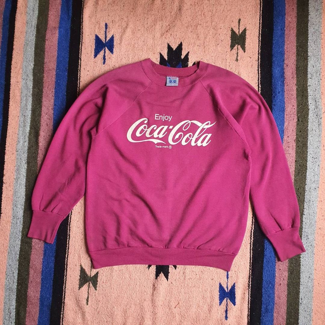 80 90 s Vintage COCA COLA sweatshirt original. Made in USA Carousell