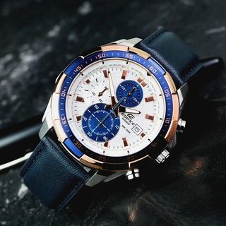 深水埗 有門市 Edifice 多功能 全新正貨 1年保養 CASIO 錶/卡西歐/男裝/手錶/卡西欧 石英錶 EFR-539L-7C EFR539L-7C EFR-539L-7 EFR539L-764238892408962110