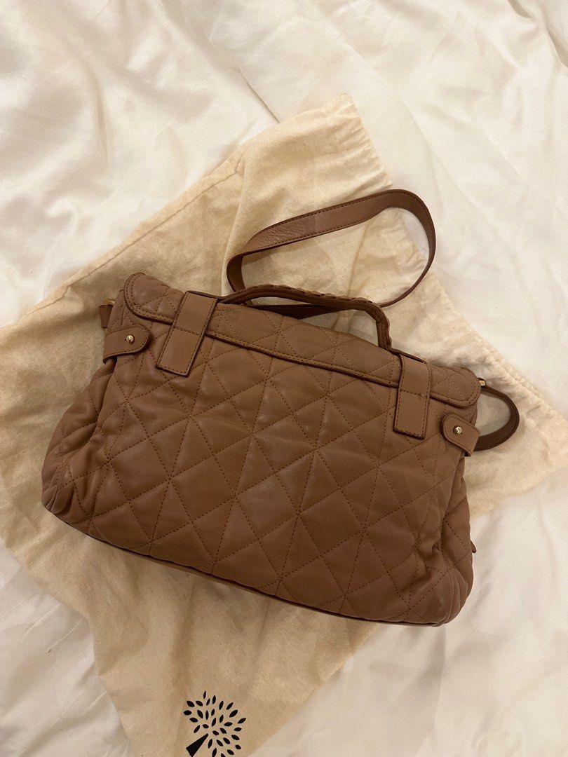 Mulberry twist screech lock Tote