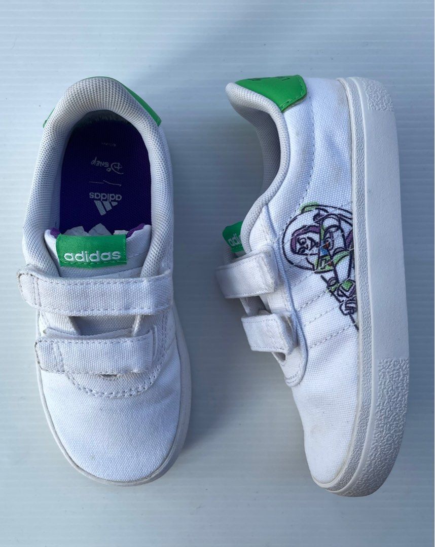 adidas gazelle silver green womens Adidas x Disney Pixar Infants Buzz Lightyear Rapidazen Slip-on Shoes –  Extra Butter main image 1